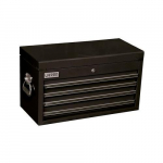 27", 4-Drawer Super-Duty Top Chest Cabinet, Black