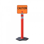 Sign, 12.75x10.5, Clip-On, Non Reflective Caution