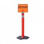 Sign, Clip-On, 12.75x10.5, Non Reflective Detour