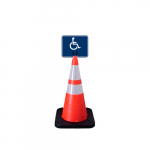 Sign, Non Reflective Handicap Symbol (Blue)