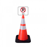 Cone Signs Sign, Non Reflective No Parking Symbol_noscript