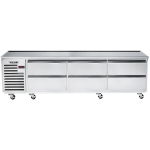 6 Drawer Refrigerated Chef Base, 96"