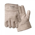 Brown and White Glove, Safety Cuff_noscript