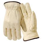 Economy Fleece Lined Grain Cowhide Glove, Large_noscript