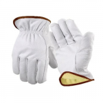 Grain Goatskin Driver Gloves Cut Resistant Medium_noscript