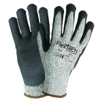 Flextech Glove With Sandy Nitrile Palm, Large
