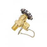 Fuel Gas Dust Cap Outlet Brass Valve_noscript