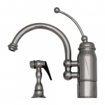 Faucet Kitchen with Curved Extended Stick Handle_noscript