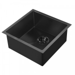 18" Kitchen Sink, Matte Black_noscript