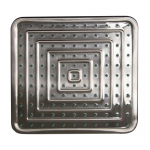 Shower Head Square with/ Decorative Face_noscript