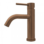 Solid Lever Elevated Lavatory Faucet, Copper