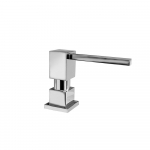 Q-Haus Soap-Lotion Dispenser, Chrome_noscript