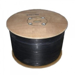 500 Ft Black Cable Spool (No Connectors)