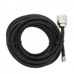 N-Male / SMA-Male, 20ft Black Cable