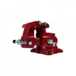 Utility HD Bench Vise, 6-1/2" Jaw Width, Red