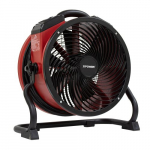 1/4 HP 2100 CFM Motor Axial Fan, Red