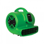 1/3 HP 2400 CFM Air Mover, Carpet Dryer, Green