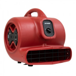 1/3 HP 2400 CFM Air Mover, Carpet Dryer, Red_noscript