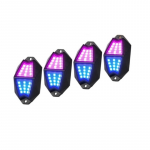 RGB-W Rock Multi-Color LED Lights 4 Pcs_noscript