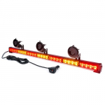 7 Series 31" LED Strobe Light Bar, Red/Yellow_noscript