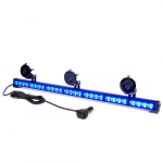 7 Series 31" LED Strobe Light Bar, White/Blue_noscript