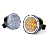 LED Amber Turn Signal Light with Halo DRL