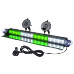 Cadet Series 16" LED Strobe Lights, White/Green_noscript