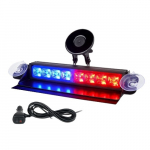 Cadet Series 8" LED Strobe Lights, Red/Blue_noscript