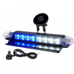 Cadet Series 8" LED Strobe Lights, White/Blue_noscript
