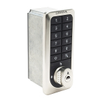 RFID Lock, Keypad & User Card Access, Horizontal M.