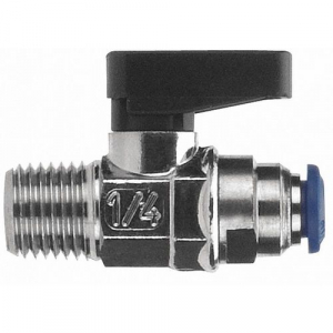 Ball Valve,1/8",Socket x MNPT (Pak-2)
