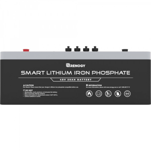 Renogy RBT50LFP48S Smart Lithium Iron Phosphate Battery, 48V 50Ah