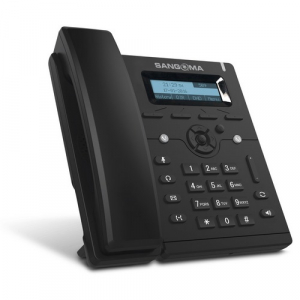 Sangoma s206 IP Phone - Corded - Corded - Wall Mountable - VoIP - Caller ID - Speakerphone - 2 x Network (RJ-45) - PoE Ports - SIP, RTCP XR, SIP v2, NAT, STUN, DHCP, PPPoE, SNTP, TLS Protocol(s)