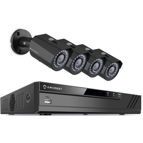 Buy Amcrest AMNV20M8-4B-B, Security System 8 Channel 4 Black Cameras
