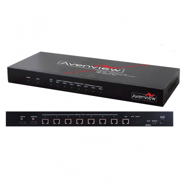 Buy Avenview HBT-C6POE-SP8, 1x8 HDBaseT HDMI CAT5/6/7