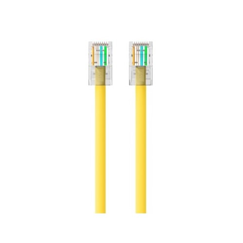 Buy Belkin A3L79108YLW, Cat5e NonBooted UTP Patch Cable, Yellow 8ft