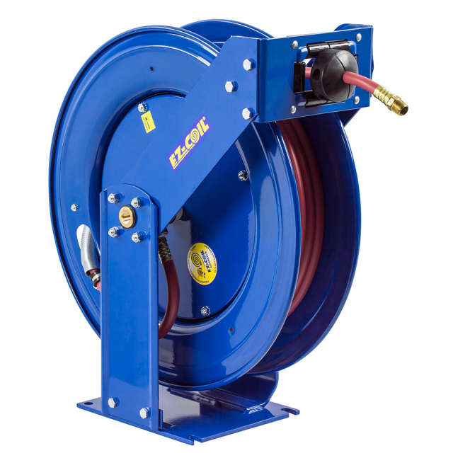 Coxreels Stainless Steel Spring Rewind Hose Reel: 3/8 I.D., 50' hose  capacity, less hose, 300 PSI Model TSHL-N-350-SS - Pneumatics Now Equipment