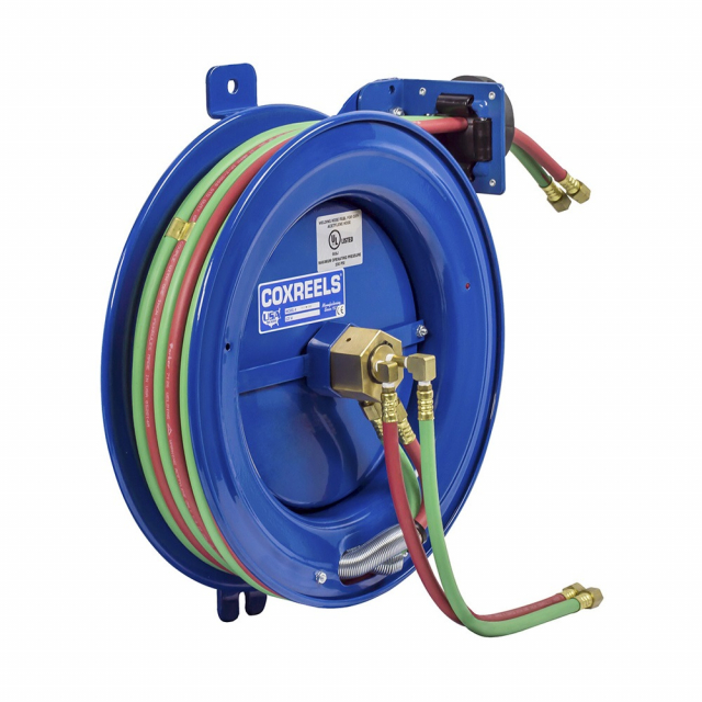 224177-A - Hose Reel, SS, For 1/2 x 50', 150 PSI, W/ 1/2 Jumper