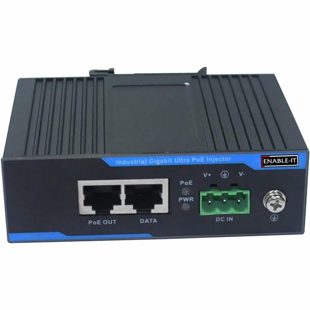 Enable-IT 360DC DC Powered Gigabit PoE Injector 60W 56V