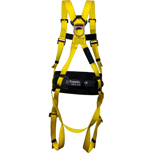 Harness w/sliding buckle legs, mating buckle chest - Total cover