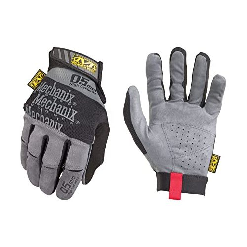 Buy Mechanix Wear MSD-05-008, High-Dexterity Gloves, Black/Grey, Small ...