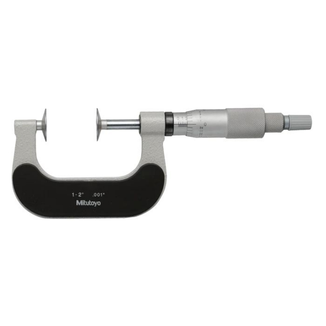 Buy Mitutoyo 169204, Disc Micrometer, NonRotating Spindle, 12