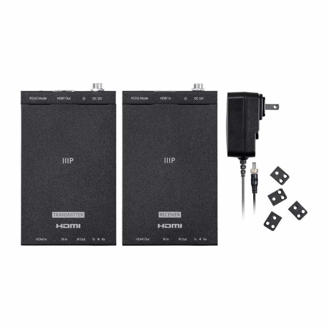 Buy Monoprice 21609, Blackbird 4K Pro HDBaseT Extender Kit, IR, 70