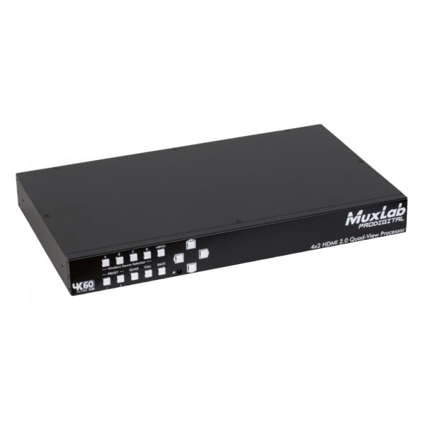 Buy MuxLab 500446, 4x2 HDMI 2.0 QuadView Processor Prime Buy