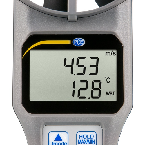 PCE Instruments PCE-VA 20 Mulitfunction Anemometer, 0.2 to 30 M/S