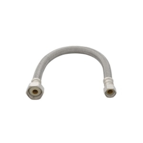 3/8 Comp x 1/2 in FIP. x 20 in. Braided Stainless Sink Flexible Water  Connector - Proflo