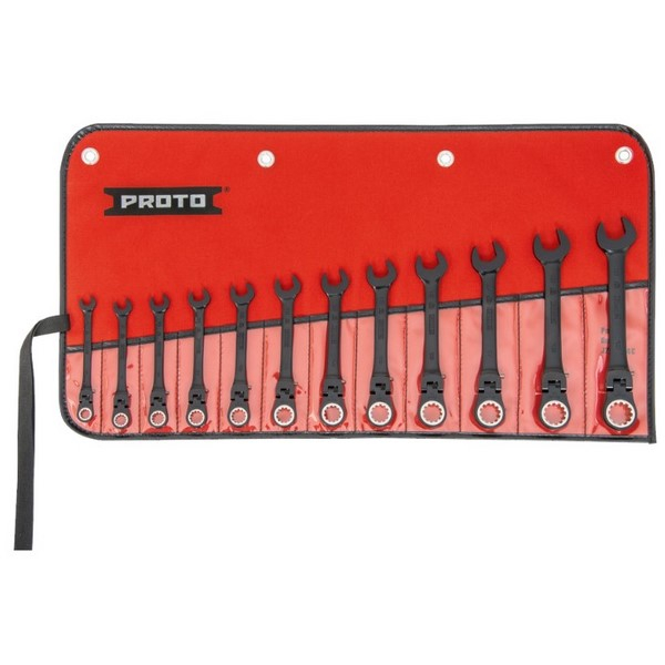 Buy Proto JSCVMF12S, Metric Locking Flexhead Ratcheting Wrench Set
