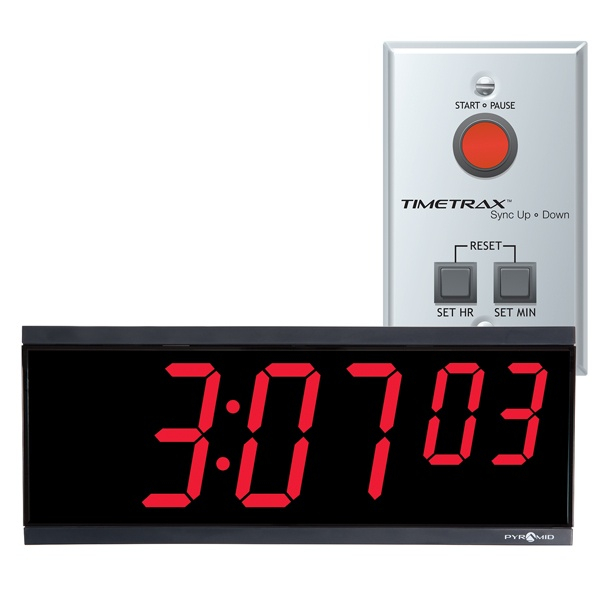 Buy Pyramid Time S9D4R6CALB, LED Digital Timer, Red, 4