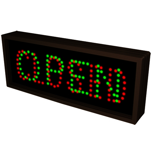Buy Signal-Tech 5887, TCL718GR-100/120-277VAC Open | Closed LED Sign ...