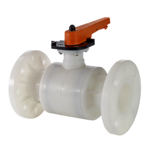 Buy Simtech ZBC 506 6 040, ZBC Series, 4" PVDF/FEP Ball Valve, Flanged